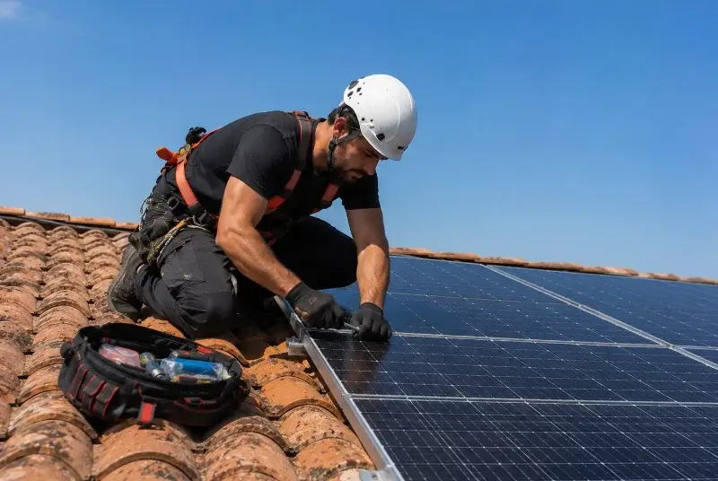 Maintenance et monitoring de panneaux solaires à Belmont-d'Azergues